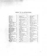 Index to Illlustrations, Cottonwood County 1909